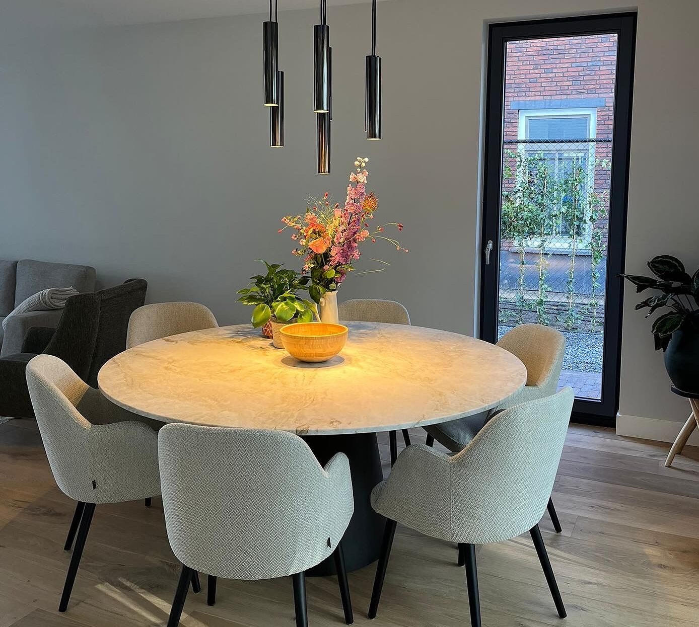Maatwerk tafel van natuursteen